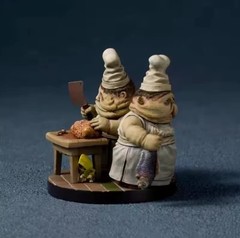 New Little Nightmares the Twin Chefs Model Action Figure Periphery (No Box)