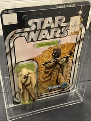 1978 Star Wars Kenner Vintage Sand People 20 Back Tusken Raider + Acrylic Case