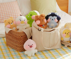 KAKAO Friends Plush Doll Ryan Apeach Choonsik Frodo 13*19 cm Fluffy
