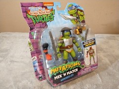 TMNT Teenage Mutant Ninja Turtles Mutations Mix N Match ARMORED LEO LEONARDO NEW