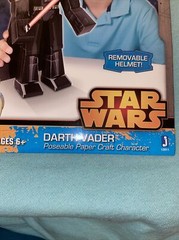 Star Wars Poseable Darth Vader Blueprints Paper Craft 12 Inch Character NIB