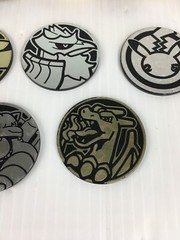 Pokémon Lot Pikachu Belt Yellow Black Ball 5 Coins Charizard Corviknight Lot