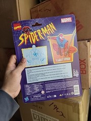 Hasbro Marvel Legends Spiderman Retro Card Scarlet Spider 6” Brand New Sealed