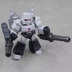 3D DIY Backpack Arm Cannon Weapon Upgrade Kit For BLOCK GALAXY OP Prime Megatank