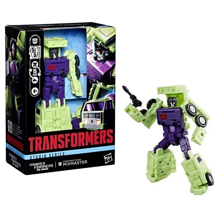 Transformers Studio Series 86 Voyager Movie Constructicon Mixmaster IN STOCK!