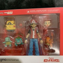 FIGMA 356 Pokemon Red Trainer Pocket Monster Max Factory Japan ”Excellent”