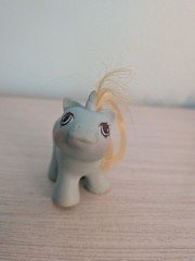 My Little Pony G1 PAIR-Vintage Baby Dots N Hearts and RARE Baby Shovels