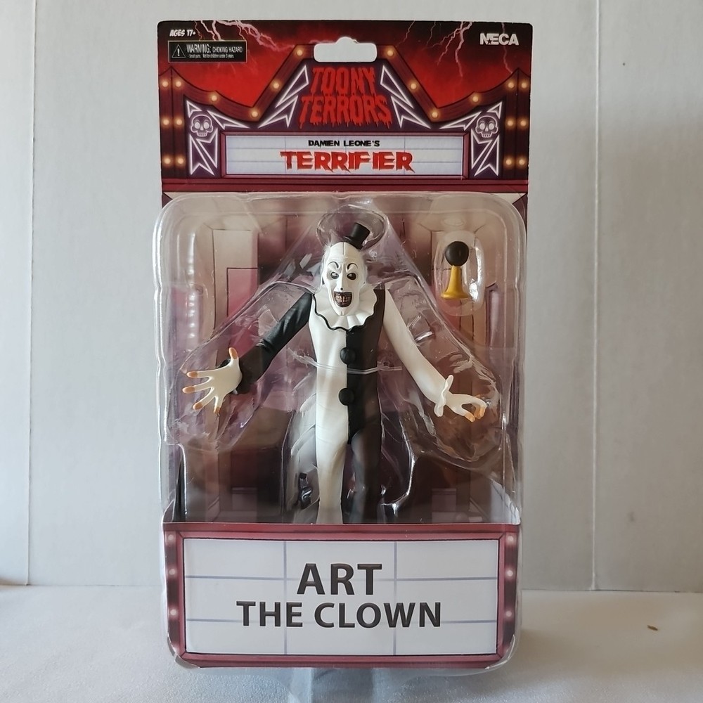 NECA TOONY TERRORS DAMIEN LEONE’S TERRIFIER ART THE CLOWN BRAND NEW