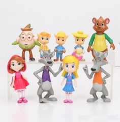 Goldie & Bear Disney Playset 9 Figure Cake Topper * USA SELLER* Toy Doll Set