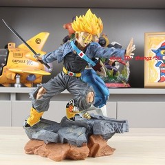 H30CM Trunks Vegeta PVC Figures Model Statue Collection Doll Toy Bixed Xmas Gift