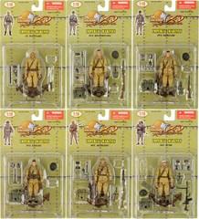 Japanese Marines Squad of Six: Set of Six 1:18 Scale NLF Marines