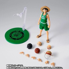 SHF One Piece Luffy Celtics Boston Ver Figure S.H.Figuarts Bandai Preorder