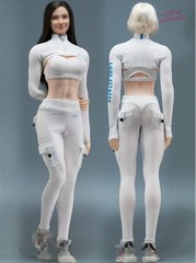 1/6 Scale White Sport Clothes 12″ Female Soldiers Action Figure Body Outfits