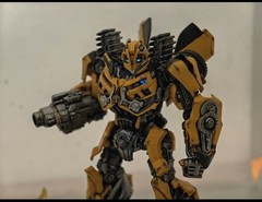 Blokees Transformers 3 Bumblebee Repainted Model Toy