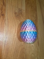3D Printed Dragon Egg Crystal Full Articulated Dragon Fidget Toys Dragon in Egg