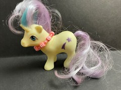 My Little Pony Vintage Unicorn Baby Glory Necklace Brush Diaper Bottle Lot 1984
