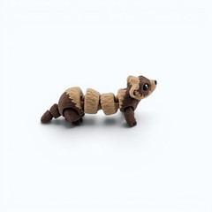 25 PCS Articulated Mini Ferret Bandit Toy 2.85″ USA Made, Pick-A-Color, Fidget
