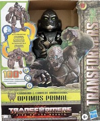 Transformers Rise of the Beasts Voice-Activated 12.5” Optimus Primal Robot New