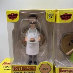 Bob’s Burger’s Set Of 5 Tina Louise Gene Linda Bob 4″ Figures Culturefly NEW NIB