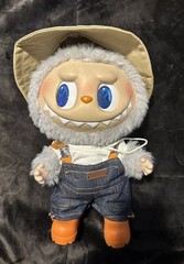 POP MART Authentic Labubu Fall In Wild Series Big Medium Size Plush Doll 38cm