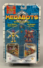 2001 Hasbro Medabots – P/N 6107190900 – Femjet vs Arcbeetle – NEW