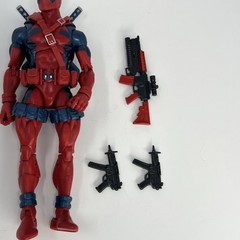 Marvel Legends Retro Deadpool Action Figure 80th Anniversary Near Complete