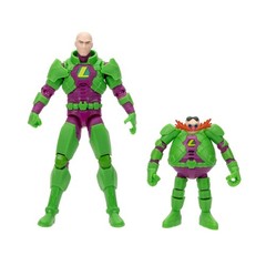 Dr EggMan and Lex Luthor 5″ + 2.5″ 2pk Action Fig. Sonic x DC Jakks Pacific
