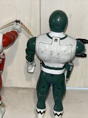 Power Rangers Lost Walkie Talkie Set 9″ Figure MGA 1999 Lot of 3 Blue Red Silver