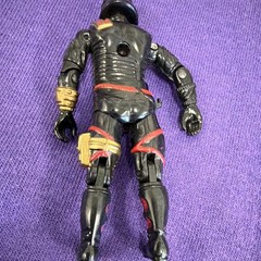 Black Red Gold Masked Cobra-Style Action Figure w/ Helmet, Plastic