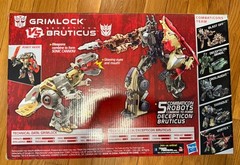 Transformers Platinum Edition GRIMLOCK vs. BRUTICUS 2013 NIB