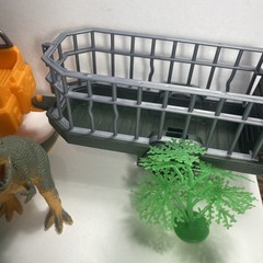 Dinasour Toy Lot Mixed Sets Trees 18 Pieces Everything You See Here!! See Desc.