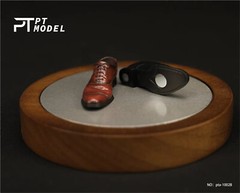 PTMODEL 1/6 PTA-1002 Magnetic Leather Shoes Model Fit 12” Body Figures