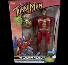 NEW. Funko Jingle All The Way 13.5” Talking TURBO MAN Figure Walmart Exclusive