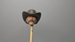 1:12 custom painted Steel Marshall, GI JOE, Cowboy, head sculpt