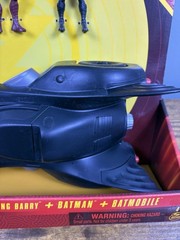 2022 Spin Master DC The Flash + Batman Batmobile Figure PlaySet Young Barry