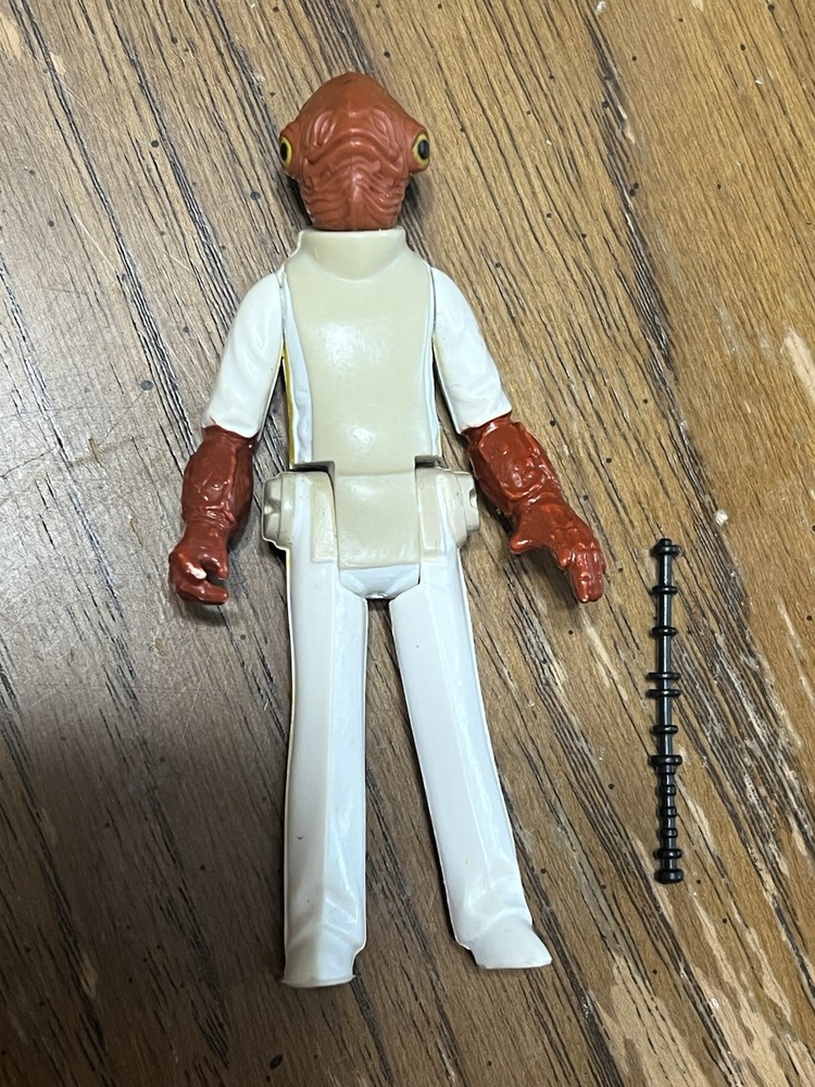 VINTAGE STAR WARS ROTJ 1983 TAIWAN ADMIRAL ACKBAR COMPLETE PAINTED ARMS VARIANT