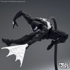 US!!!! Mess Toys Symbiote Parker Venom Black Spider-man Action Figure Boxed Gift