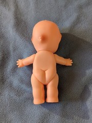 Vintage KEWPIE Boy Doll vinyl 7″ tall- Made in Korea