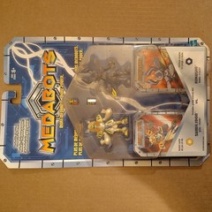 Hasbro Carded 2-pack MEDABOTS Sumilidon vs. Rokusho Action Figures 2002 **New**