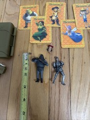 Vtg DreamWorks Shrek Figure Lot Donkey Thelonious Gingerbread Guard Dragon Puss