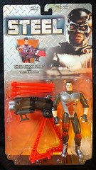 STEEL Movie Complete Set SHAQ-Shaquille O’Neal 1997 Kenner Figures & Motorcycle