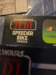 Vintage Star Wars ROTJ Speeder Bike New In Open Box