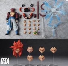 Kamione 03A Super Saiyan 4 Gogeta Dragon Ball GT Figuarts Goku Vegeta Fusion SSJ
