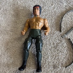 Vtg Rambo Action Figure “Force of Freedom” Coleco 1985 W/ Random Accessories B#5