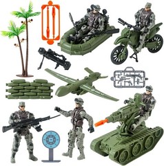 Safe 15-Piece Army Toy Set for Boys – Build Skills Through Military Adventures