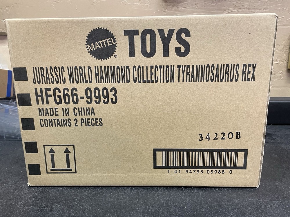 Jurassic World Park Hammond Collection Tyrannosaurus Rex Factory Sealed Case