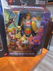 MASTERS OF THE UNIVERSE MASTERVERSE NEW ETERNIA RAM MAN DELUXE ACTION FIGURE LOT