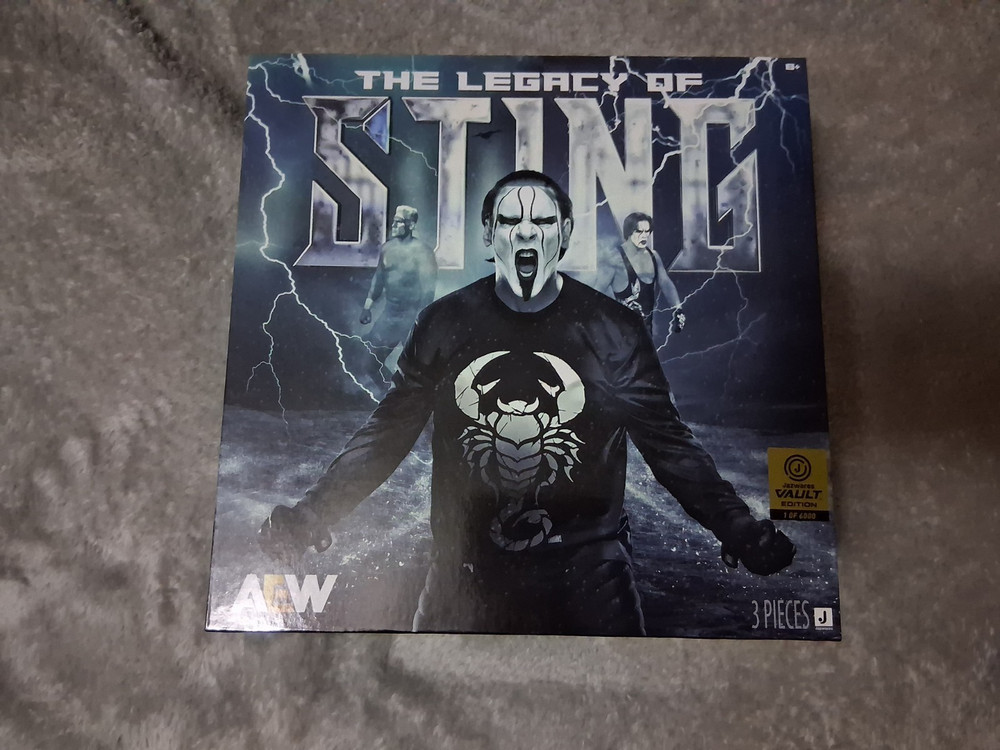 Jazwares AEW The Legacy of Sting Vault Edition 3-Piece Figure Set 1 of 6000