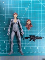 Marvel Legends Black Widow Gray Suit 2010 Winter Soldier 2-pack Toys R Us