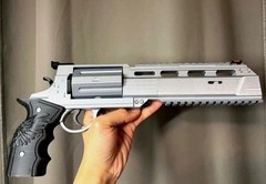 Resident Evil 9 Requiem 2026-Leon s Revolver Requiem 1:1 Prop Cylinder Works